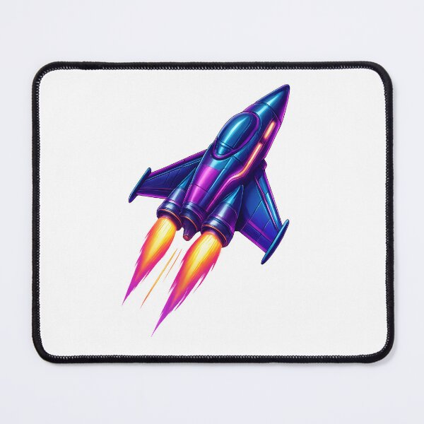 Item preview, Cyberpunk Space Rocket 3D Illustration designed and sold by WolfPixelRo.