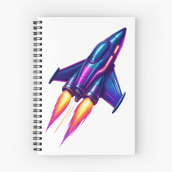 Item preview, Cyberpunk Space Rocket 3D Illustration designed and sold by WolfPixelRo.
