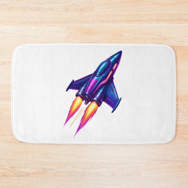 Item preview, Cyberpunk Space Rocket 3D Illustration designed and sold by WolfPixelRo.