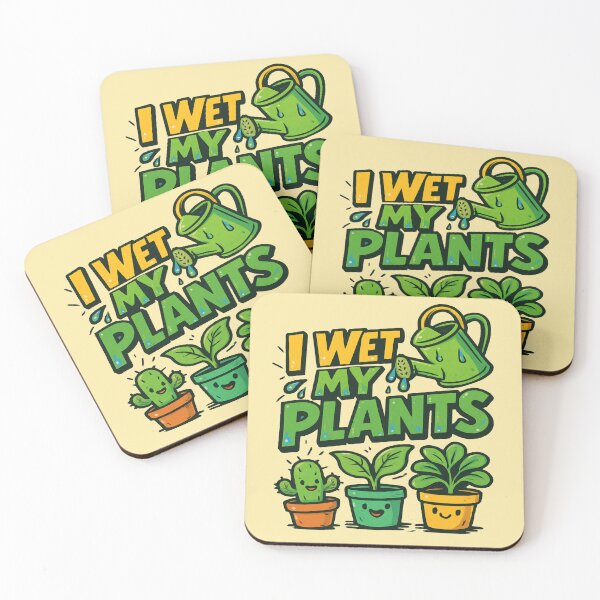 Item preview, I Wet My Plants – Funny Cactus & Houseplant Lover Gardening Gift designed and sold by Rajasekar.