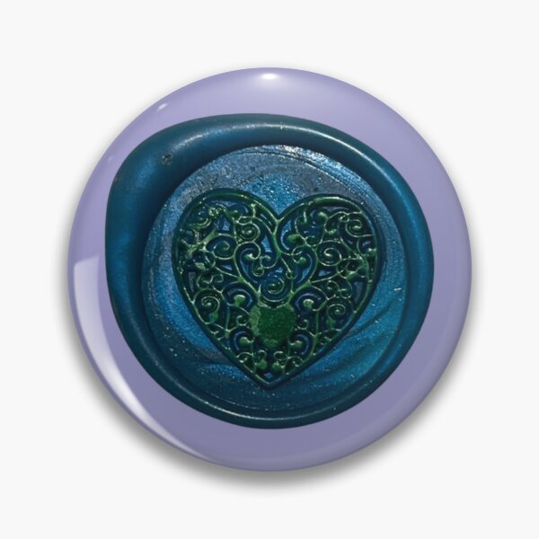Item preview, Wax Seal - Vined Heart, blue/green designed and sold by Elinda96.