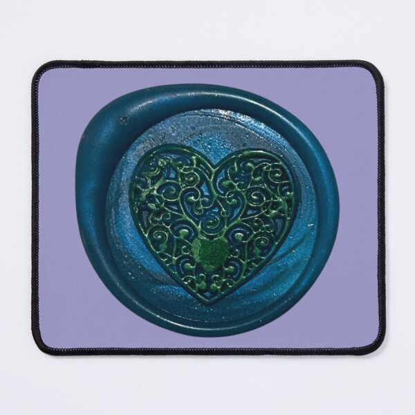 Item preview, Wax Seal - Vined Heart, blue/green designed and sold by Elinda96.