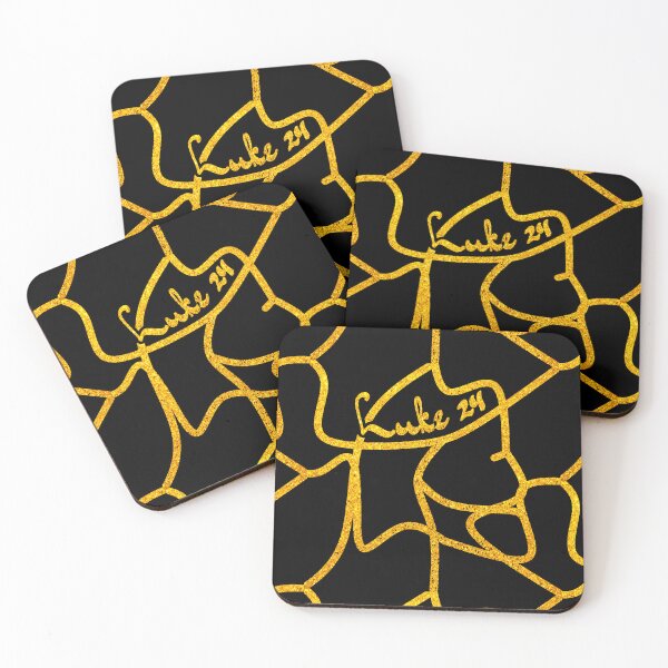 Item preview, luke 24 abstract geometric line art of king jesus face using continuous freehand line pattern- ascension day golden yellow art designed and sold by ZechJohnRB.