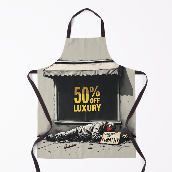 Item preview, Invisible Wealth Street Art: Banksy-Style Homelessness & Consumerism Critique designed and sold by WAUZ.