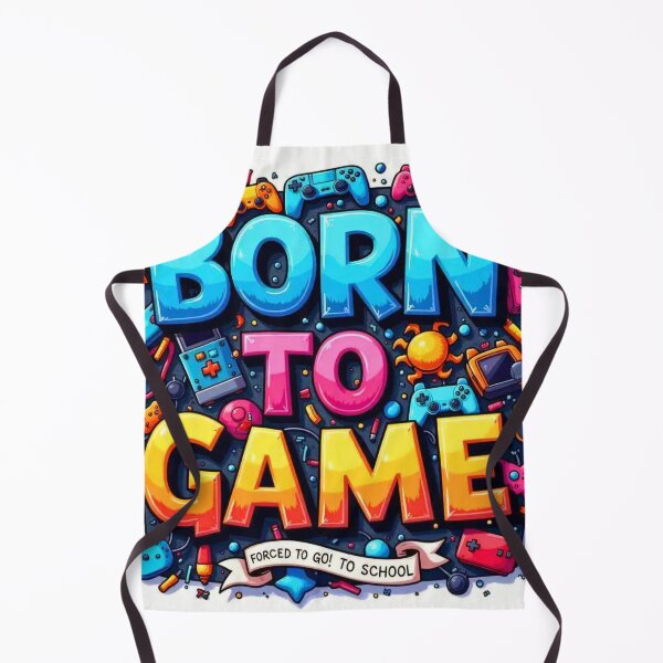 Item preview, Born to Game Funny Gamer School Design – Gaming Quote for Kids & Teens designed and sold by EMOTION SHOP.