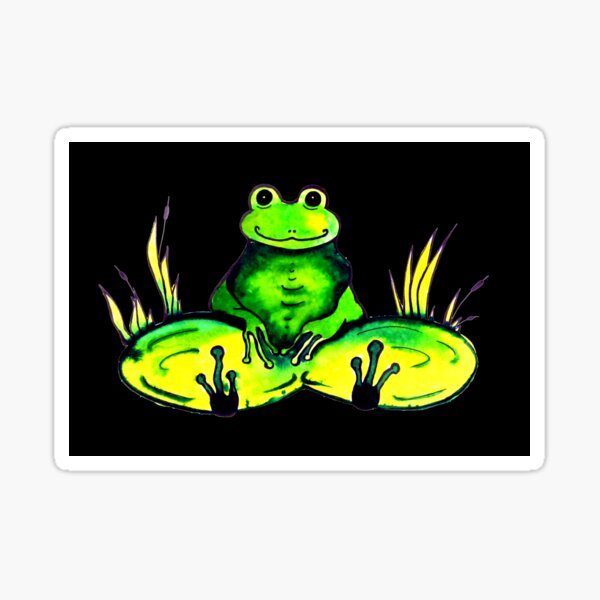 Item preview, Happy Frog designed and sold by Linda Callaghan.