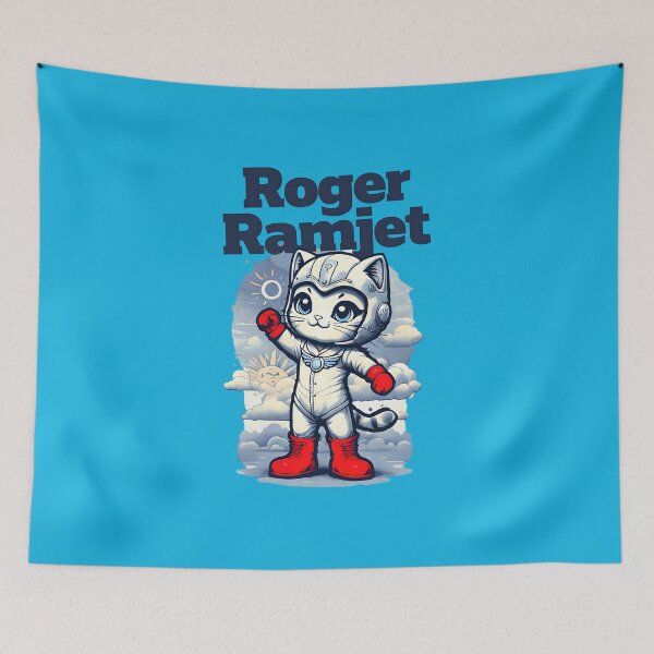 Item preview, Roger Ramjet - Cat Astronaut in Space Suit designed and sold by ArtisticDesignsbyLinda.