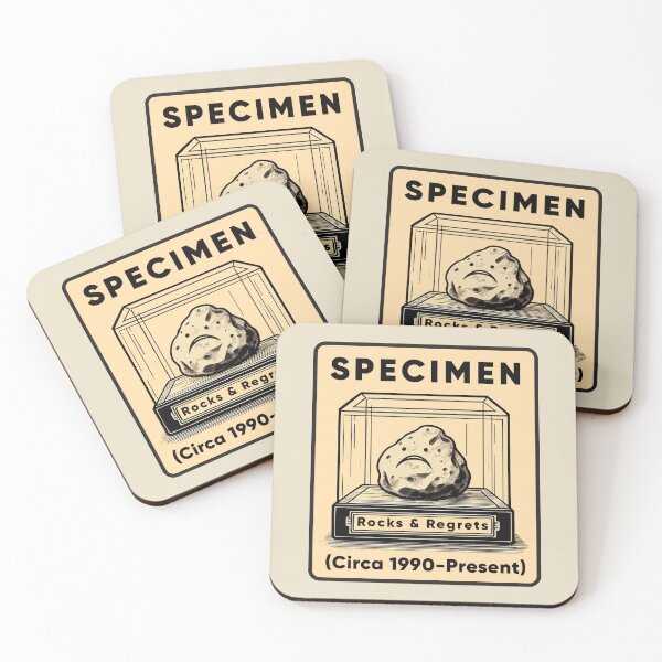 Item preview, Specimen: Rocks & Regrets (Circa 1990-Present) designed and sold by Scaryzz.