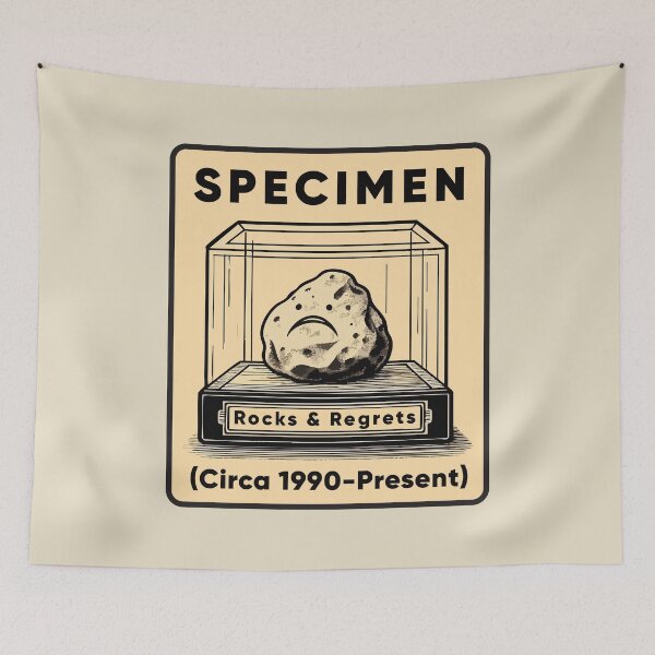 Item preview, Specimen: Rocks & Regrets (Circa 1990-Present) designed and sold by Scaryzz.