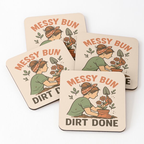 Item preview, Messy Bun, Dirt Done: A Plant Lover's Gardening Bliss designed and sold by Rajasekar.