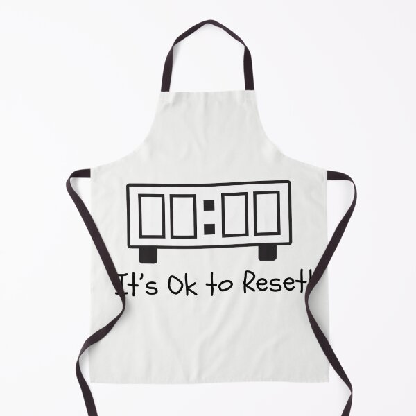 Item preview, “It’s Okay to Reset – Minimal Digital Clock Mental Health Affirmation Design” designed and sold by teesprinkle.