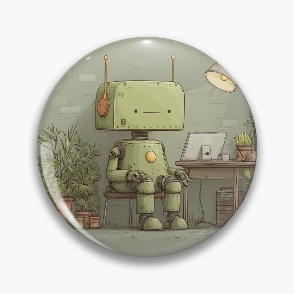 Item preview, Cozy Robot Workspace designed and sold by aimazing_life.