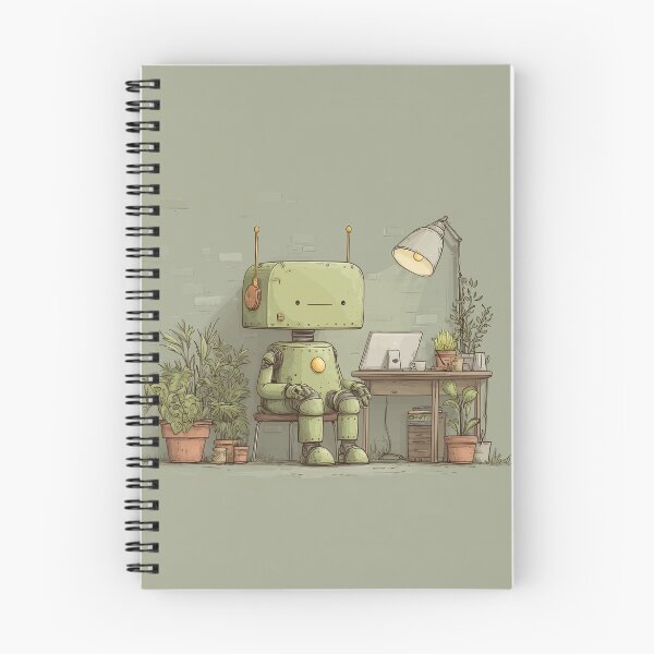Item preview, Cozy Robot Workspace designed and sold by aimazing_life.