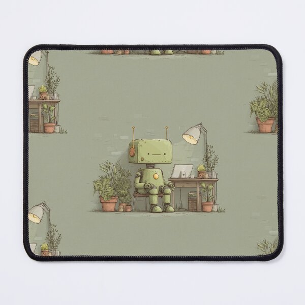 Item preview, Cozy Robot Workspace designed and sold by aimazing_life.