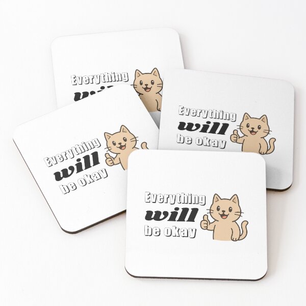 Item preview, Everything will be okay white designed and sold by AZTRELIS.