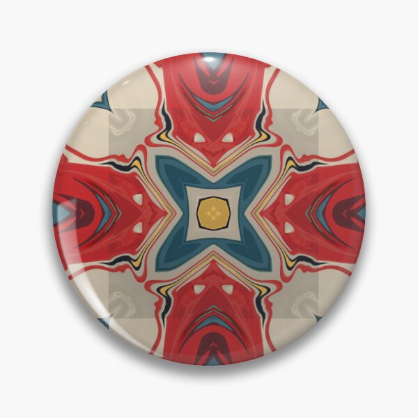 Item preview, Dynamic Kaleidoscope in Bold Red, Blue, and Yellow designed and sold by Zilpa’s Prints.
