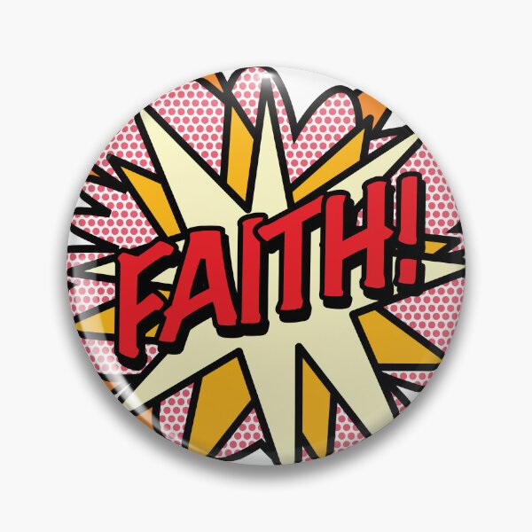 Aperçu de l'œuvre FAITH Bande dessinée Pop Art Tendance Fun créée et vendue par theimagezone.