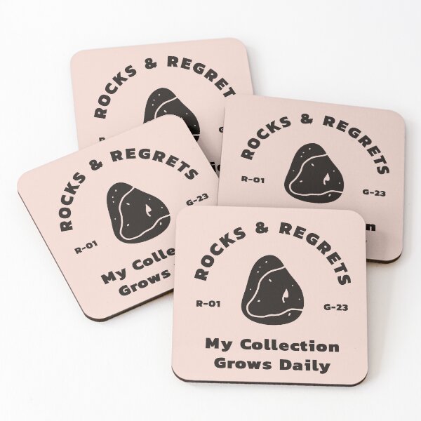 Item preview, Rocks & Regrets – My Collection Grows Daily designed and sold by Scaryzz.