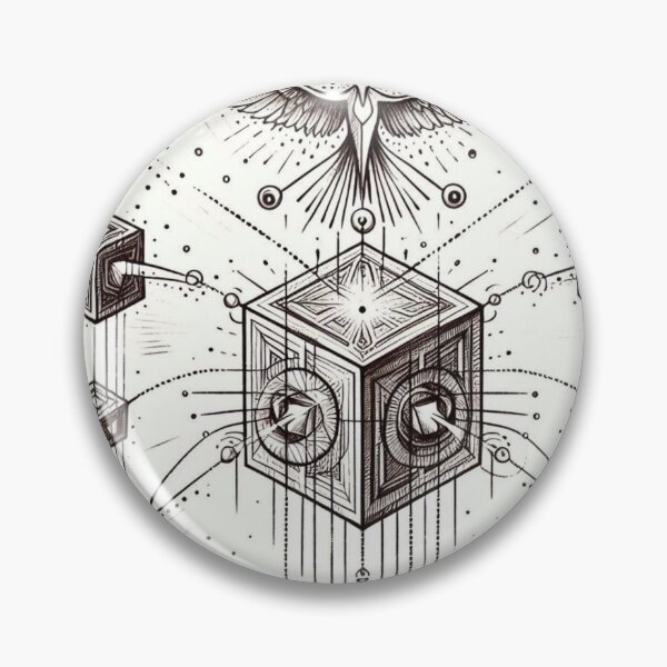 Item preview, CubeClerics – Geometric Healers of Light Aestetic, Trendy,Reloaded, Viral Drop 2025 designed and sold by Imaginarium of Chaos falcon88 .