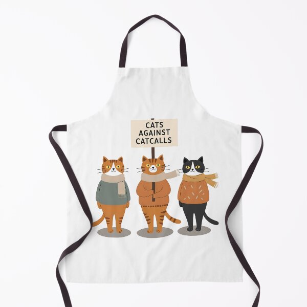 Item preview, Cats Against Catcalls – Feminist Cat Power Design by EgyApe designed and sold by egyape ⭐⭐⭐⭐⭐.