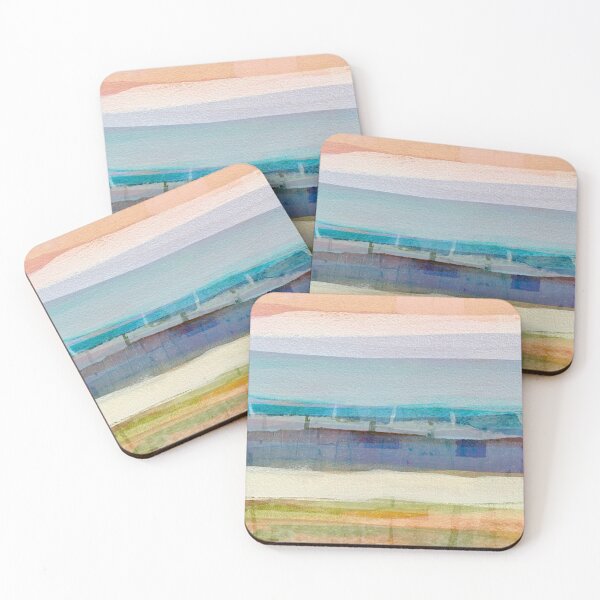 Item preview, Coastal Colours 6 - Apricot/Blue/Green designed and sold by Tracey Creighton Arty Gifts .