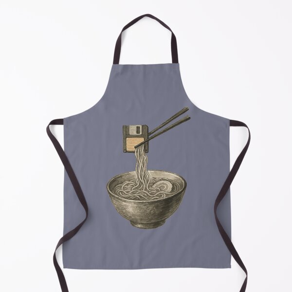 Artikelvorschau, Nudeln serviert von Diskette Retro Tech Meal entworfen und verkauft von Analog-attire.