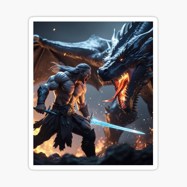 Vista previa del artículo con la obra «Wrath of the Last Warrior», diseñado y vendido por Aitor700.