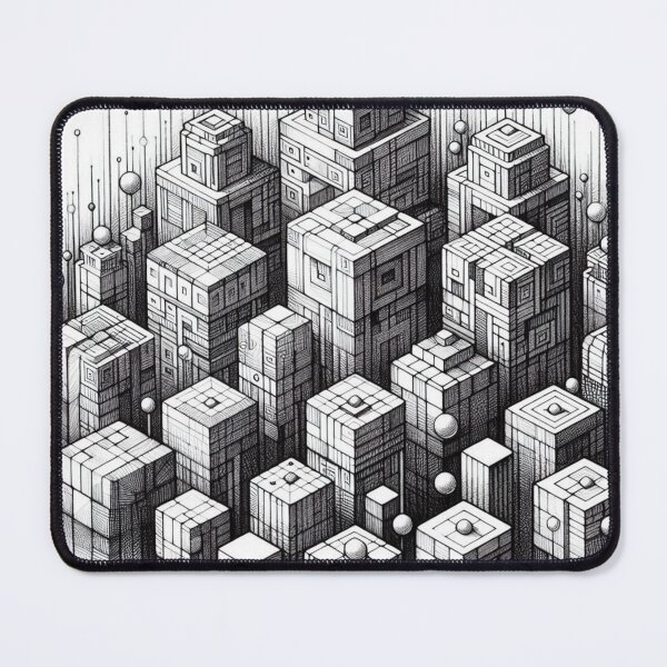 Item preview, Cube Guardian – Sacred Geometry Doodle Art Aestetic, Trendy,Reloaded, Viral Drop 2025 designed and sold by Imaginarium of Chaos falcon88 .