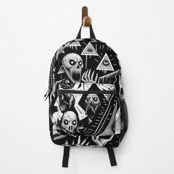 Artikelvorschau, Triangle Cult – Evil Doodle Geometry Sticker Ästhetisch, Trendy, Reloaded, Viral Drop 2025 entworfen und verkauft von Imaginarium of Chaos falcon88 .