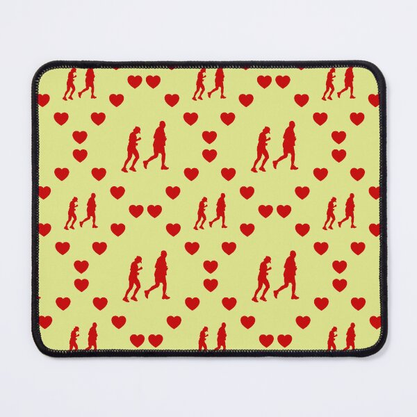 Item preview, Older Couple Jogging Seamless Heart Pattern | Couple âgé faisant du jogging Modèle de cœur sans couture | Older Couple Jogging Seamless Heart Pattern designed and sold by TheIconSmith.