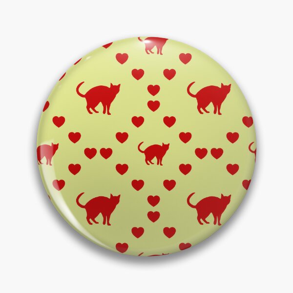 Item preview, Katze Nahtloses Herzmuster | Chat Modèle de cœur sans couture | Cat Seamless Heart Pattern | Gatto Motivo a cuore senza cuciture designed and sold by TheIconSmith.