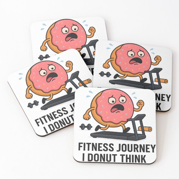 Item preview, Funny Donut Fitness Meme designed and sold by PixelNovaStudio.