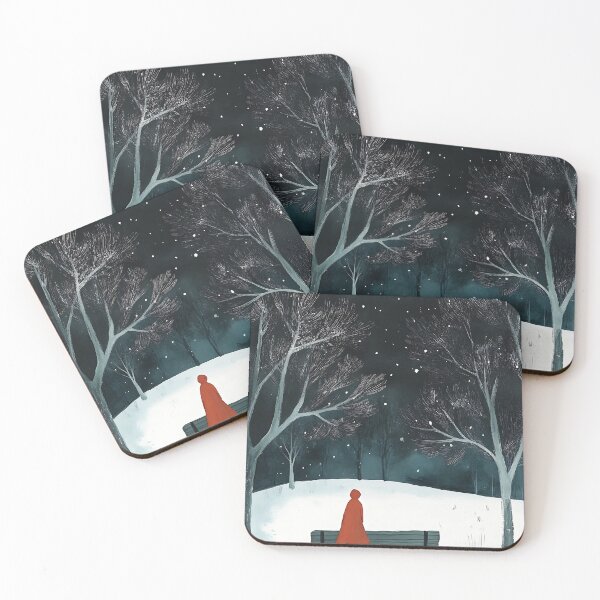 Item preview, Winter Background - Peaceful Winter Snowfall designed and sold by bapupa.