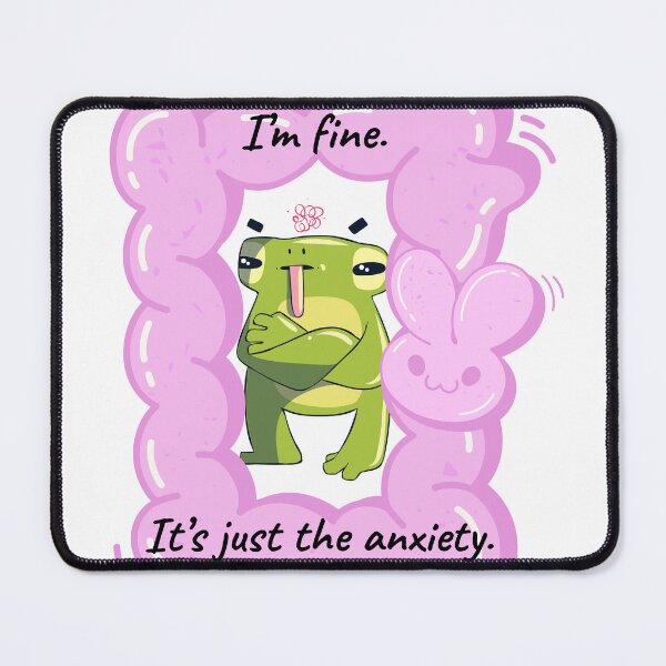 Item preview,  Frog With Anxiety designed and sold by lazycreationaaa.