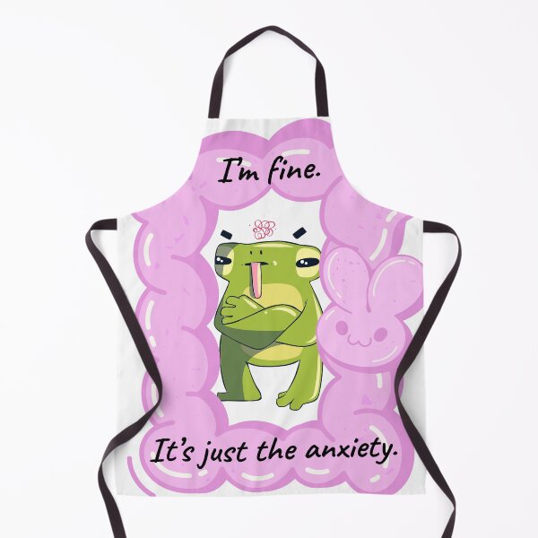 Item preview,  Frog With Anxiety designed and sold by lazycreationaaa.