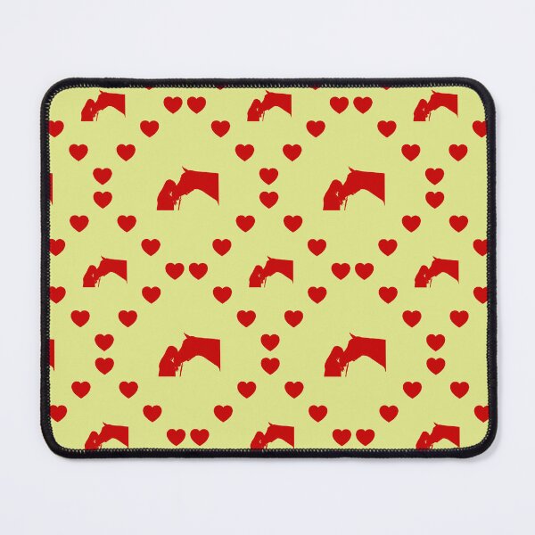 Item preview, Mädchen und Horse Seamless Heart Pattern | Jeune fille et cheval Cheval Modèle de cœur sans couture | Girl And Horse Seamless Heart Pattern | Ragazza e Cavallo Modello di cuore senza cuciture designed and sold by TheIconSmith.