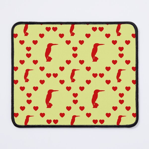 Item preview, Kingfisher Seamless Heart Pattern | Martin-pêcheur Modèle de cœur sans couture | Kingfisher Seamless Heart Pattern | Martin pescatore Modello di cuore senza cuciture designed and sold by TheIconSmith.