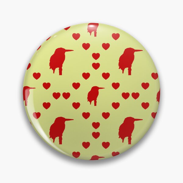 Item preview, Large Beaked Bird Seamless Heart Pattern | Grand oiseau à bec Modèle de cœur sans couture | Large Beaked Bird Seamless Heart Pattern | Uccello dal becco grande Modello di cuore senza cuciture designed and sold by TheIconSmith.