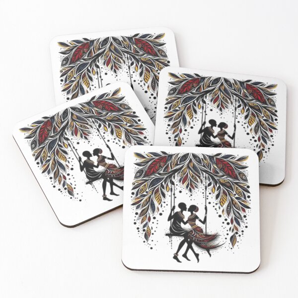 Item preview, African Tribal Art style, Couple on a swing designed and sold by Shs-Kenya.