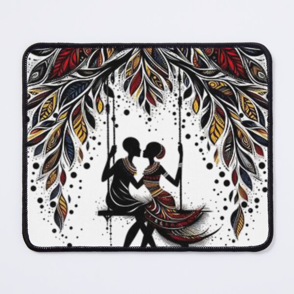 Item preview, African Tribal Art style, Couple on a swing designed and sold by Shs-Kenya.