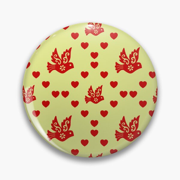 Item preview, Ornamental Bird Seamless Heart Pattern | Oiseau ornemental Modèle de cœur sans couture | Ornamental Bird Seamless Heart Pattern | Uccello ornamentale Modello di cuore senza cuciture designed and sold by TheIconSmith.