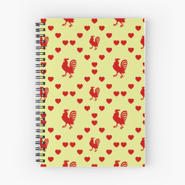 Item preview, Rooster Seamless Heart Pattern | Coq Modèle de cœur sans couture | Rooster Seamless Heart Pattern | Gallo Modello di cuore senza cuciture designed and sold by TheIconSmith.