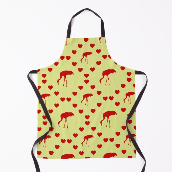 Item preview, Sandhill Crane Seamless Herzmuster | Grue des sables Modèle de cœur sans couture Motif de cœur | Sandhill Crane Seamless Heart Pattern designed and sold by TheIconSmith.