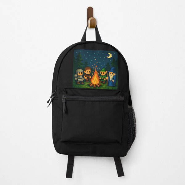 Item preview, Pixel Art Fantasy Campfire – Retro RPG Party Scene designed and sold by PixieBees.