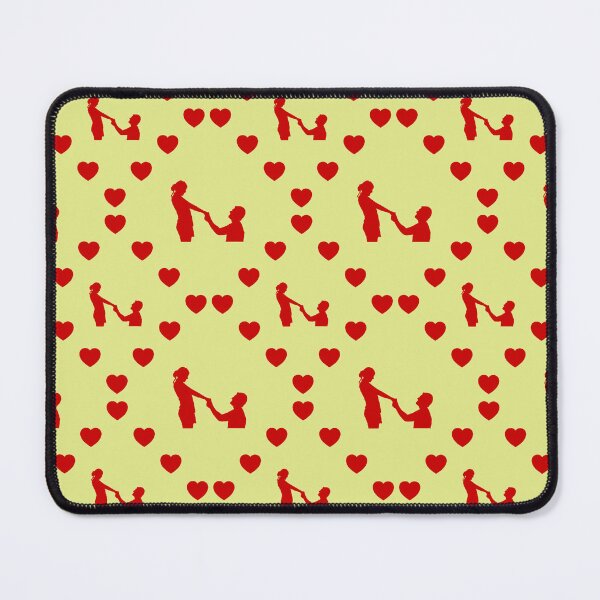 Item preview, Mann und Frau Paar Nahtloses Herzmuster | Motif de cœur de couple d'homme et de femme sans couture | Man And Woman Couple Seamless Heart Pattern designed and sold by TheIconSmith.