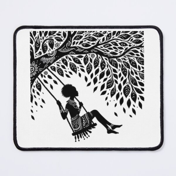 Item preview, African Tribal Art style, Maasai Girl on a swing designed and sold by Shs-Kenya.