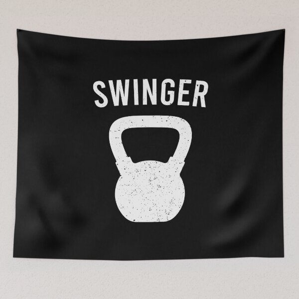 Item preview, Swinger - Funny Kettlebell Workout Pun designed and sold by dantixebiana.