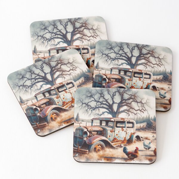 Item preview, Chickens That Love Old Cars designed and sold by M-Y-A-R-T-.