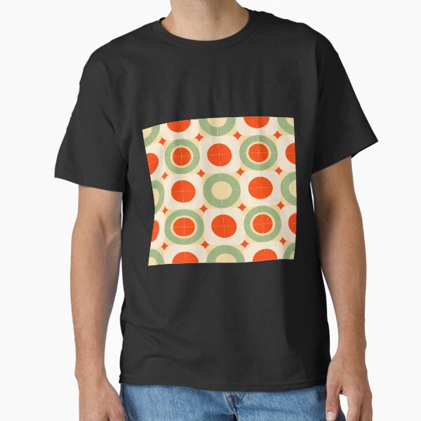 Item preview, Vintage Orange Planets with Green Rings designed and sold by Sparcus Whiz.