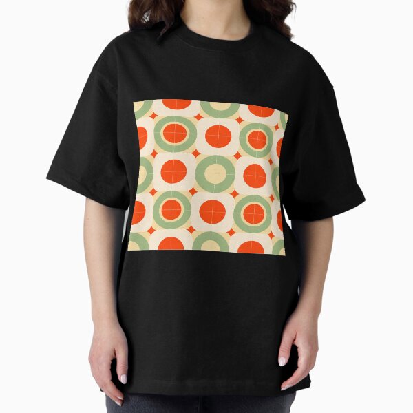 Artikel-Vorschau von Vintage Orange Planeten mit grünen Ringen, designt und verkauft von Sparcus Whiz.